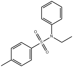 N-ethyl-4-methyl-N-phenyl-benzenesulfonamide Struktur