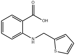 2-((THIEN-2-YLMETHYL)AMINO)BENZOIC ACID Struktur