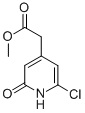 (6-CHLORO-2-OXO-1,2-DIHYDRO-PYRIDIN-4-YL)-ACETIC ACID METHYL ESTER Struktur