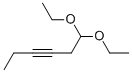 1,1-diethoxyhex-3-yne Struktur