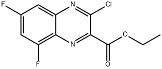 ETHYL 4-CHLORO-5,7-DIFLUOROQUINOXALINE-3-CARBOXYLATE Struktur