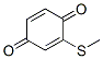 2-(Methylthio)-1,4-benzoquinone Struktur