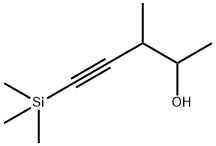 4-Pentyn-2-ol, 3-methyl-5-(trimethylsilyl)- Struktur