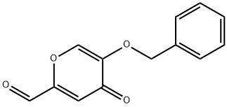 5-(benzyloxy)-4-oxo-4H-pyran-2-carbaldehyde Struktur