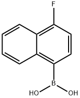 4-Fluoronaphtalene-1-boronic acid Structure