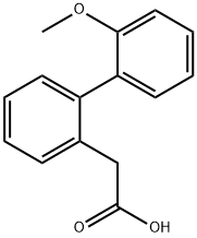 2-BIPHENYL-(2'-METHOXY)ACETIC ACID
 Struktur