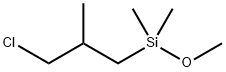 3-CHLOROISOBUTYLDIMETHYLMETHOXYSILANE Struktur