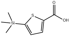 5-(TRIMETHYLSILYL)-2-THIOPHENECARBOXYLIC ACID Struktur