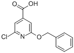 2-BENZYLOXY-6-CHLORO-ISONICOTINIC ACID Struktur