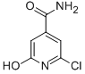 2-HYDROXY-6-CHLOROPYRIDINE-4-CARBOXAMIDE Struktur