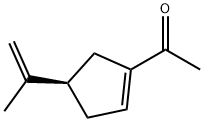 Ethanone, 1-[4-(1-methylethenyl)-1-cyclopenten-1-yl]-, (R)- (9CI) Struktur