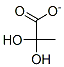 2,2-dihydroxypropionate Struktur