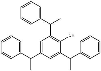 2,4,6-tris(1-phenylethyl)phenol Struktur