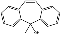 5-Hydroxy-5-methyl-5H-dibenzo[a,d]cycloheptene Struktur