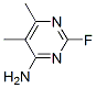 Pyrimidine, 4-amino-2-fluoro-5,6-dimethyl- (8CI) Struktur