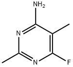 Pyrimidine, 4-amino-6-fluoro-2,5-dimethyl- (8CI) Struktur