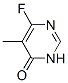 4(3H)-Pyrimidinone, 6-fluoro-5-methyl- (8CI) Struktur