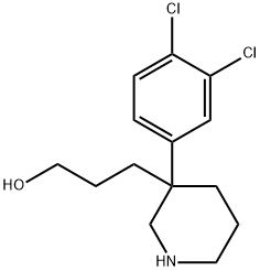 3-(3-(3,4-DICHLOROPHENYL)PIPERIDIN-3-YL)PROPAN-1-OL Struktur