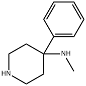 N-Methyl-4-phenyl-4-piperidinamine Struktur