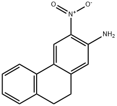 9,10-Dihydro-3-nitro-2-phenanthrenamine Struktur