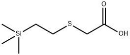 2-(CARBOXYMETHYLTHIO)ETHYLTRIMETHYLSILANE Struktur