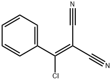 ALPHA-CHLOROBENZYLIDENEMALONONITRILE Struktur