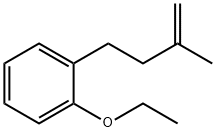 4-(2-ETHOXYPHENYL)-2-METHYL-1-BUTENE Struktur