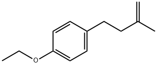 4-(4-ETHOXYPHENYL)-2-METHYL-1-BUTENE Struktur