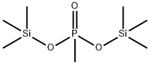 Methylphosphonic acid bis(trimethylsilyl) ester Struktur