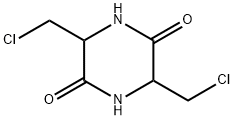 2,5-Piperazinedione, 3,6-bis(chloromethyl)- (9CI) Struktur