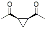 (1R,2S)-1,2-Diacetylcyclopropane Struktur