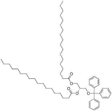 [S,(+)]-1-O,2-O-Distearoyl-3-O-trityl-L-glycerol Struktur