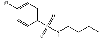 4-amino-N-butylbenzenesulfonamide Struktur