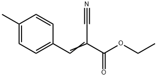 α-Cyano-4-methylbenzeneacrylic acid ethyl ester Struktur