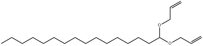 Hexadecanal diallyl acetal Struktur