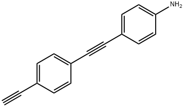 4-((4-ethynylphenyl)ethynyl)benzenaMine Struktur