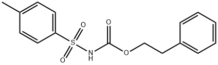 N-Tosylcarbamic acid phenethyl ester Struktur