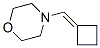 Morpholine,  4-(cyclobutylidenemethyl)- Struktur