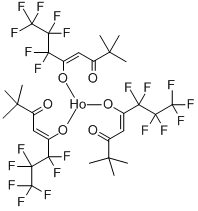 HO(FOD)3 Struktur