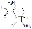 1-Azabicyclo[4.2.0]oct-2-ene-2-carboxylicacid,3,7-diamino-8-oxo-,(6R-trans)- Struktur