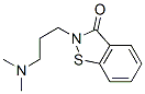 2-[3-(dimethylamino)propyl]-1,2-benzisothiazol-3(2H)-one Struktur