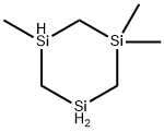 1,1,3-Trimethyl-1,3,5-trisilacyclohexane Struktur