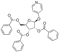 .beta.-D-Ribofuranoside, 4-pyridinyl, 2,3,5-tribenzoate Struktur