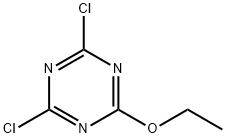 2,4-dichloro-6-ethoxy-1,3,5-triazine  Struktur