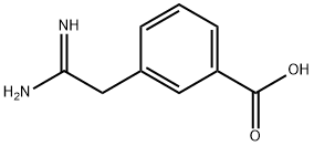 3-CARBAMIMIDOYLMETHYL-BENZOIC ACID Struktur