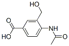 Benzoic acid, 4-(acetylamino)-3-(hydroxymethyl)- (9CI) Struktur