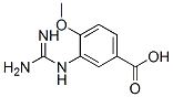 Benzoic acid, 3-[(aminoiminomethyl)amino]-4-methoxy- (9CI) Struktur