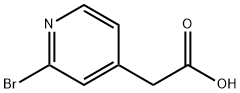 2-BROMO-4-PYRIDINE ACETIC ACID Struktur