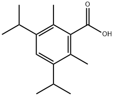 3,5-Diisopropyl-2,6-dimethylbenzoic acid Struktur