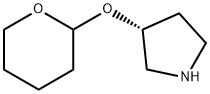 (R)-(3-PYRROLIDINEOXY)TETRAHYDRO-2H-PYRAN Struktur